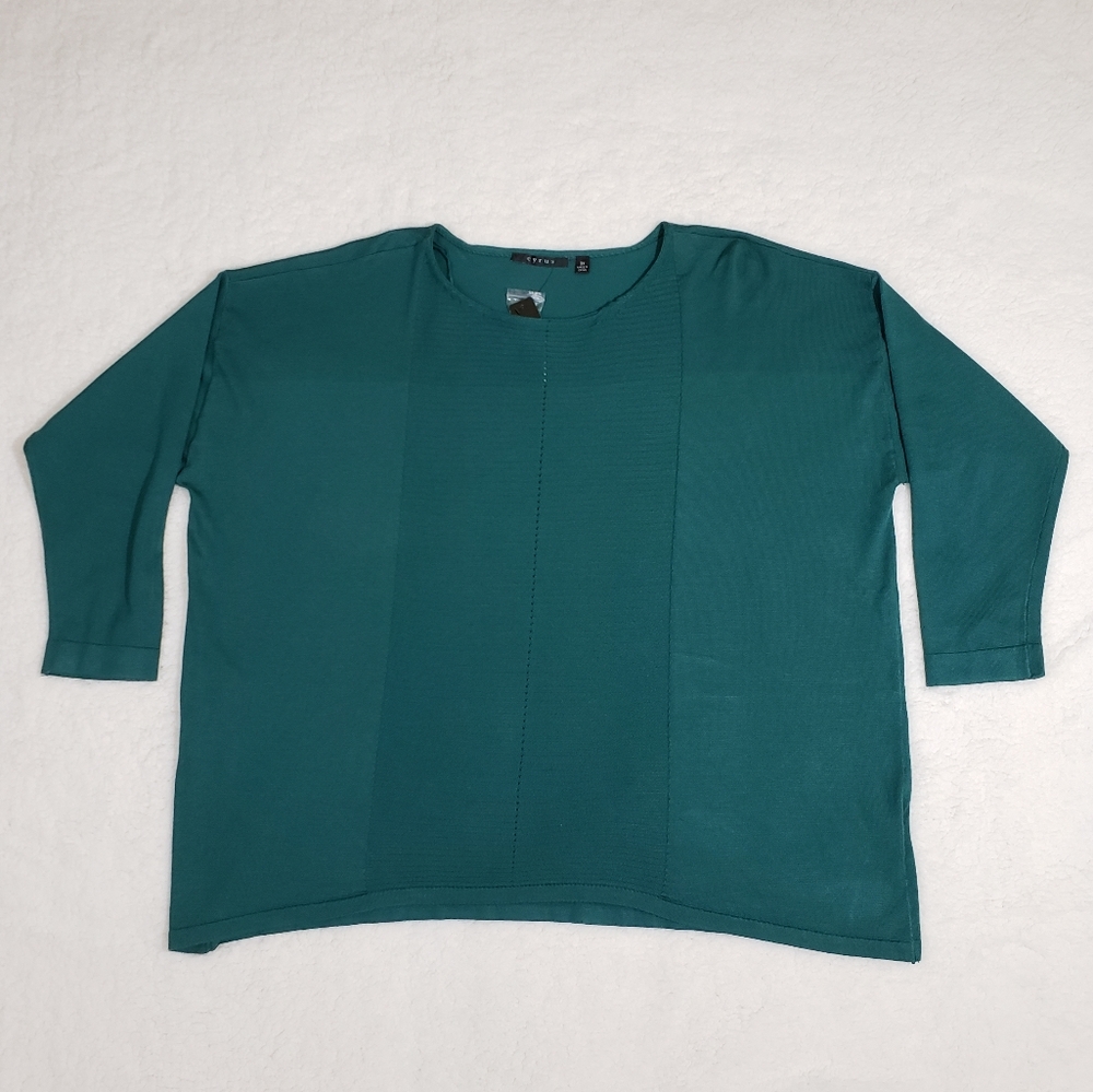 NWT Cyrus Horizontal Stitch Dolman Sweater